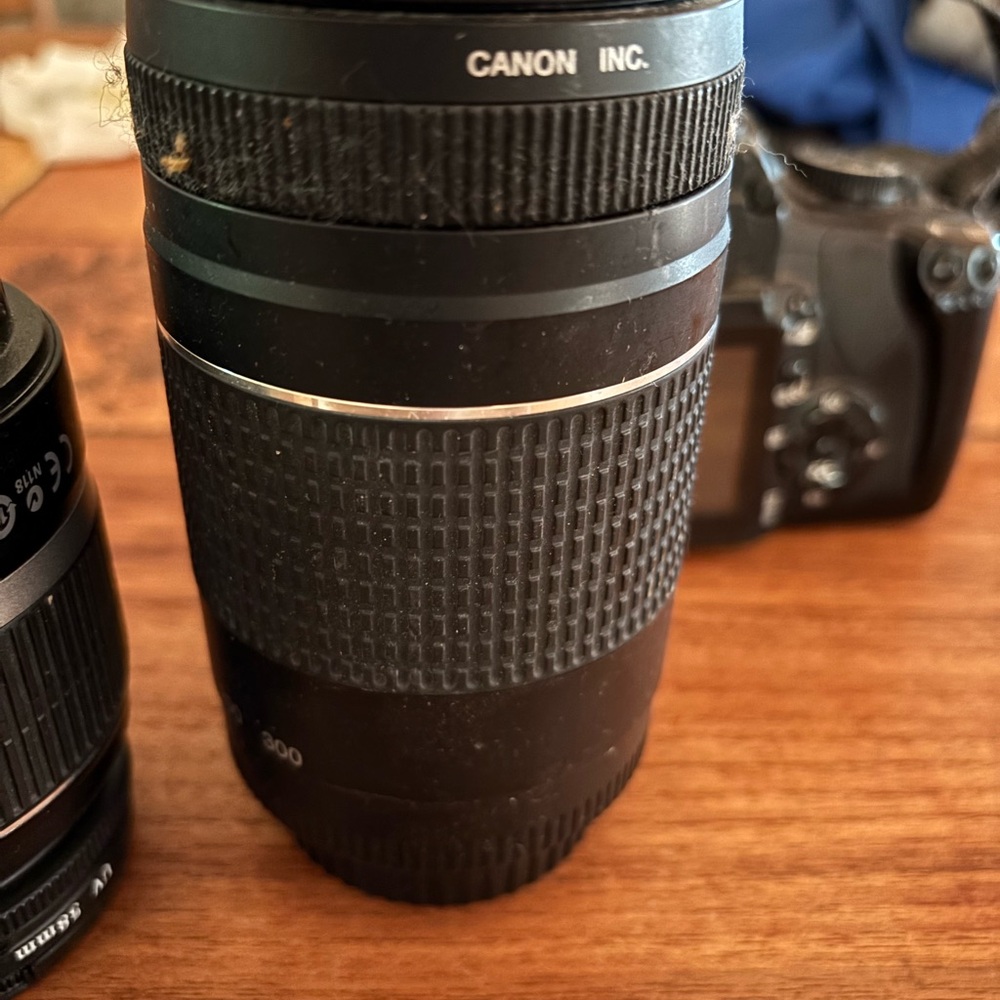 Canon Black Telephoto Zoom Lens for Cameras